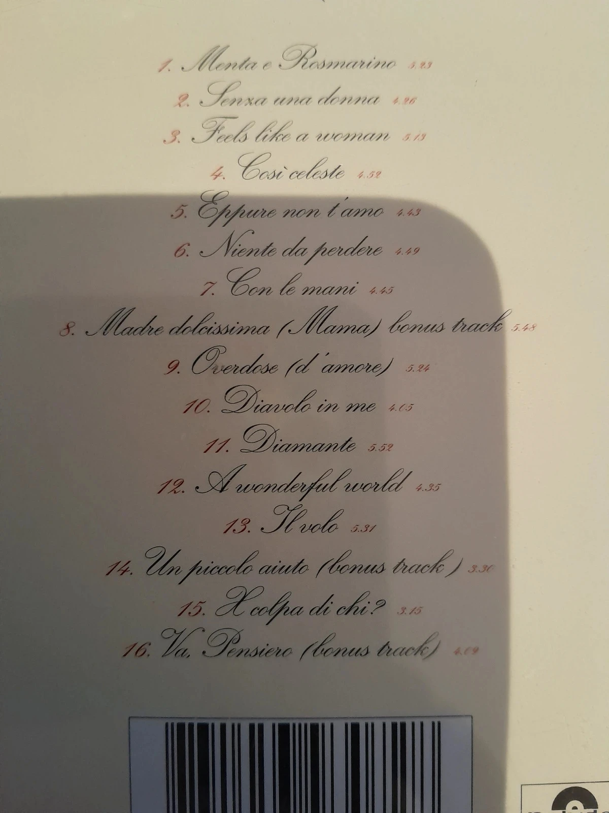 CD Zucchero - Best of: Greatest Hits – photo 3